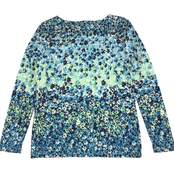 Alexa Rae Floral Multicolor Blue Green Top - Women’s Small NWT - Picture 7 of 14